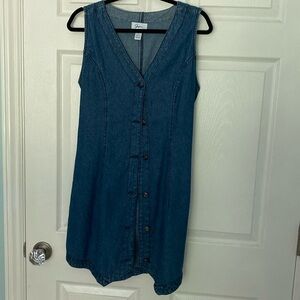Jean dress Japna  size large cotton NWOT
